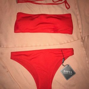 red bikini